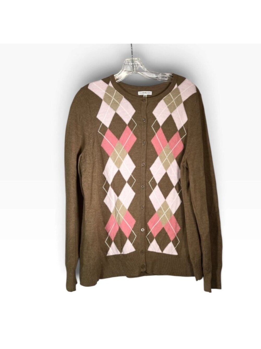Croft & Barrow Argyle Cardigan L For All Mankind Apple TV Production Wardrobe